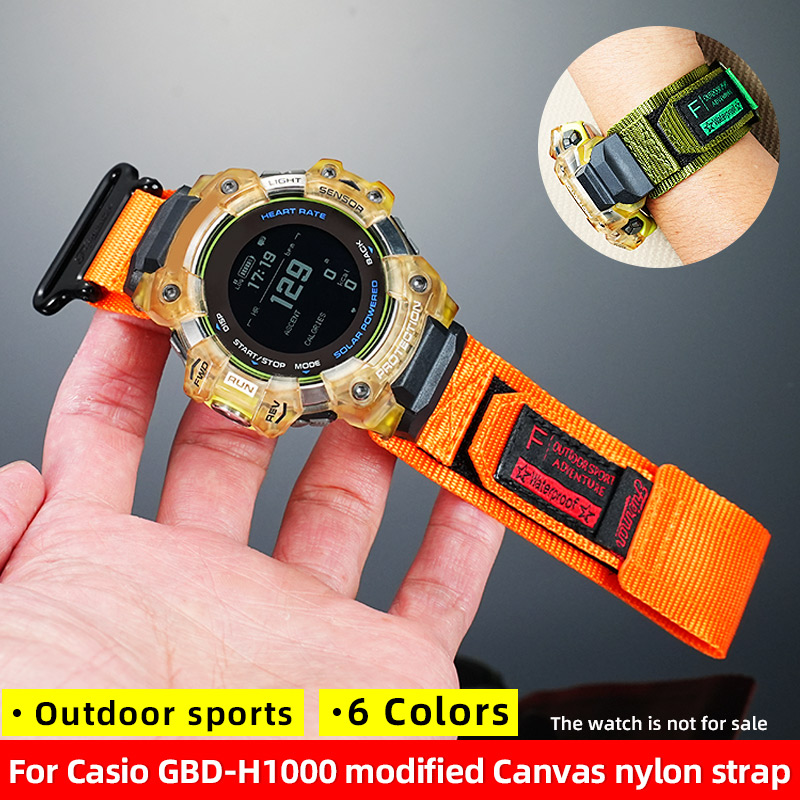 Smartwatch Casio Watches For Men - GBD H1000 قماش حزام الساعات لساعة