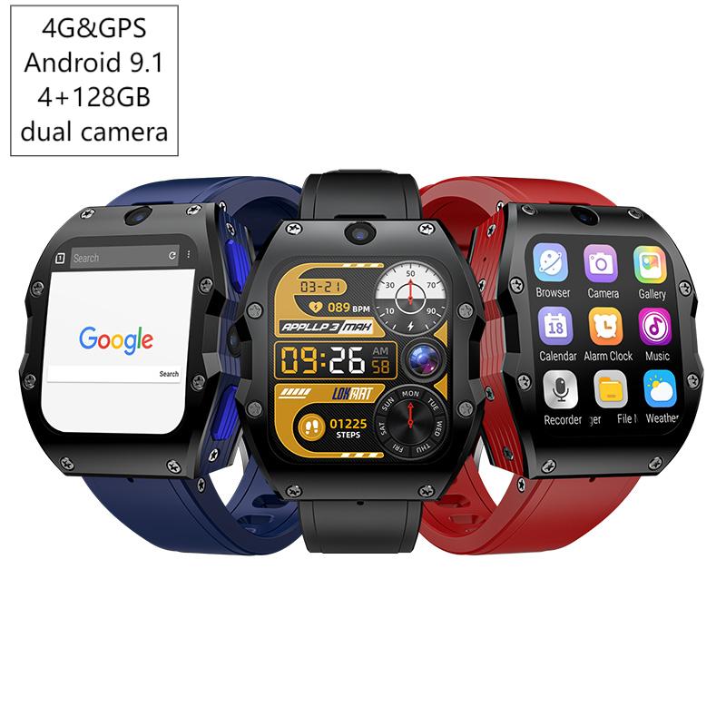 Smartwatch I Watches - 4G أندرويد Smartwatch 4 + 128GB