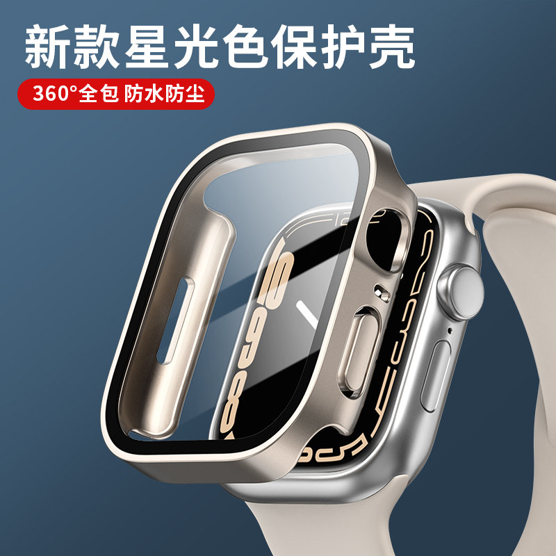 Smartwatch Watches Price - زجاج + غطاء لساعة أبل سلسلة