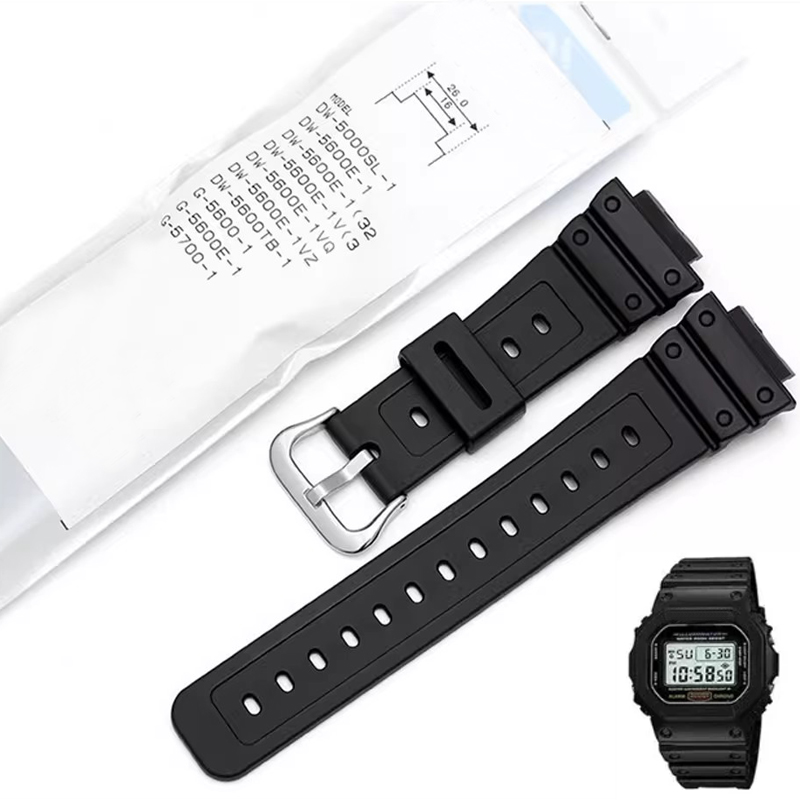 Smartwatch Casio Watches For Men - حزام سيليكون مربع صغير من الراتنج