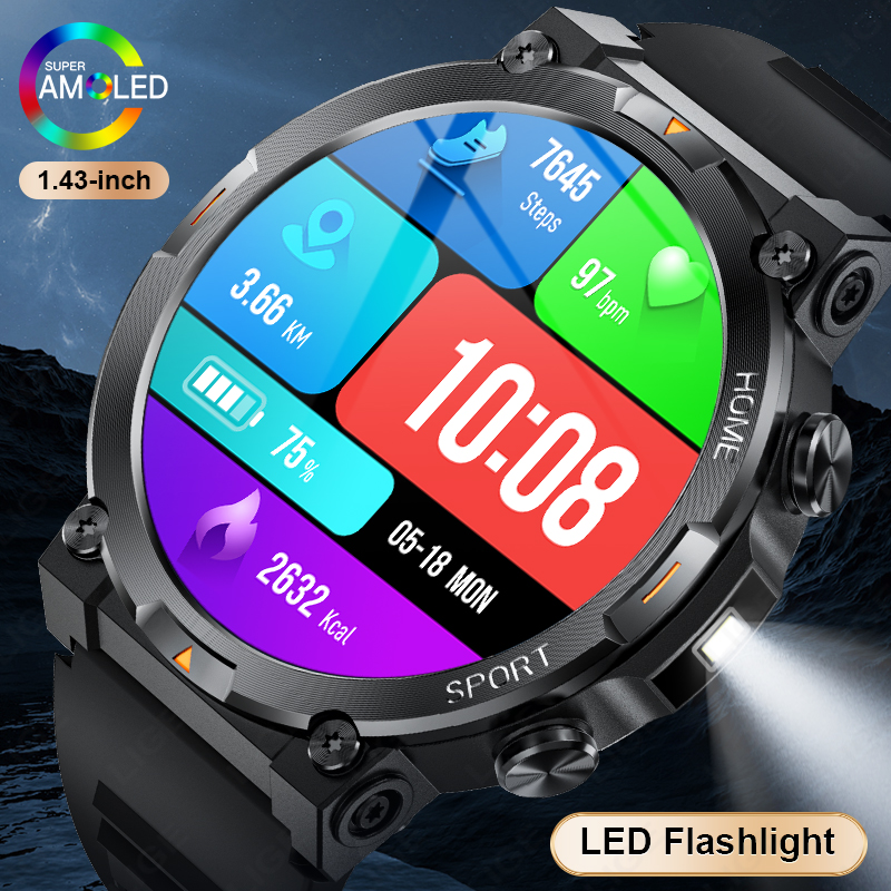 Smartwatch Latest Watches For Men - ساعة ذكية للرجال LIGE 2026 بشاشة