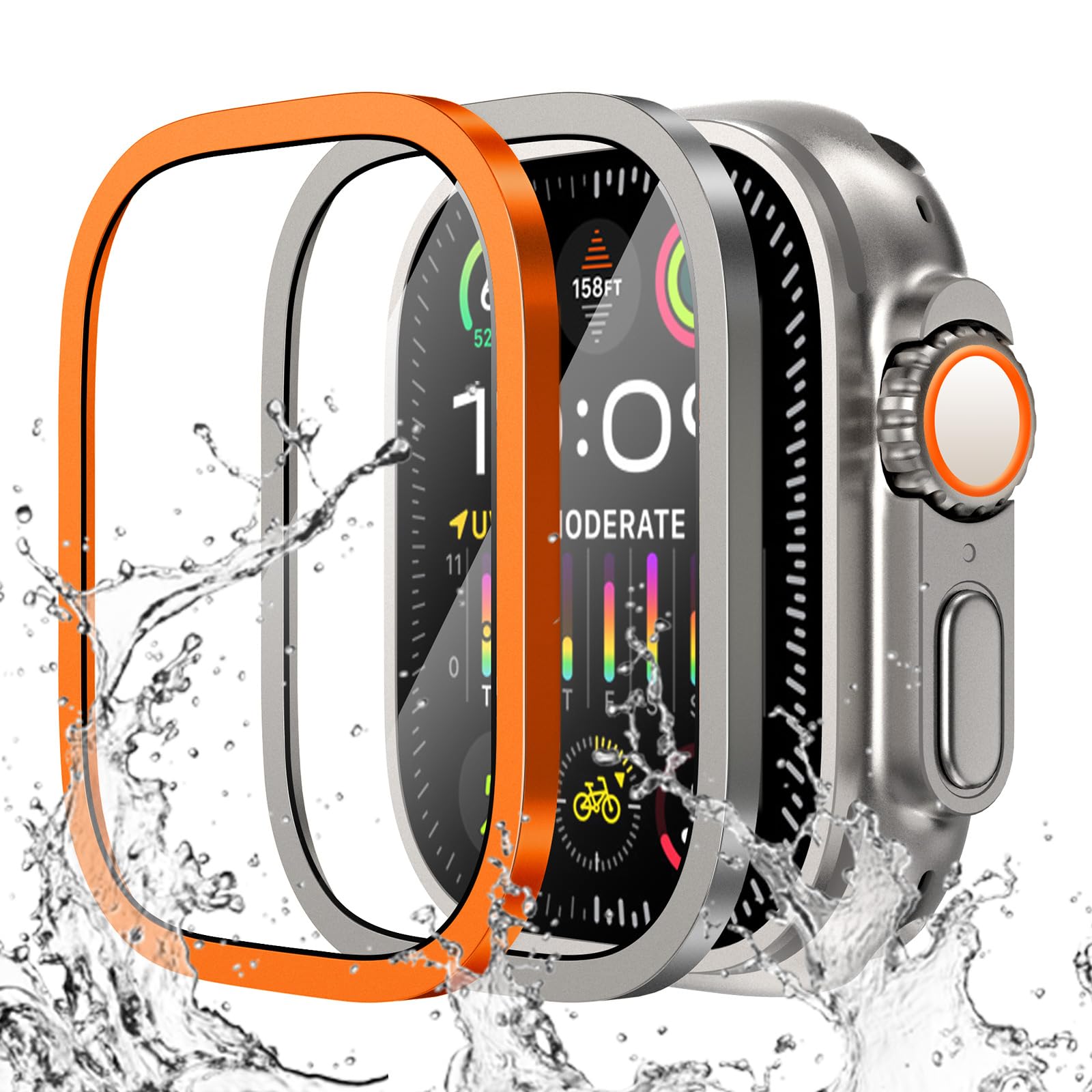 Smartwatch Watches For Men - زجاج مقسى لساعة أبل الترا 49