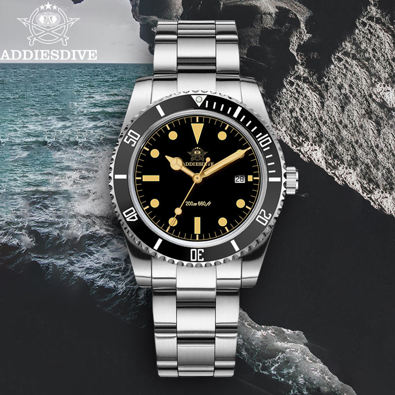 Waterproof Diving Watch - Addiesdive 39 مللي متر ساعة ساخنة
