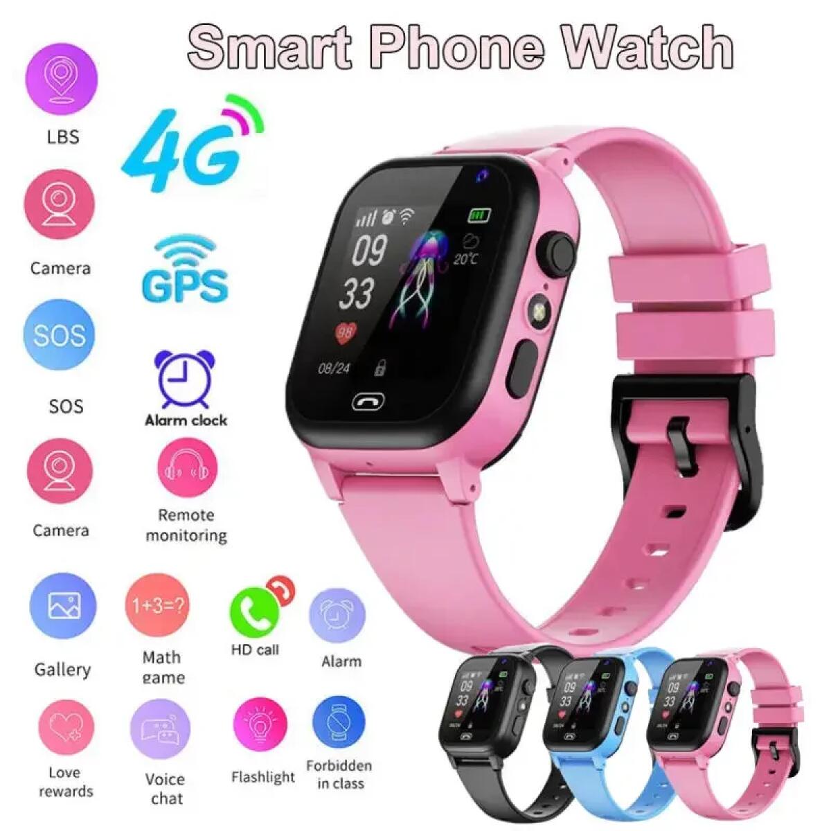 Watch Esim - ساعة ذكية للأطفال 4G متعددة الوظائف