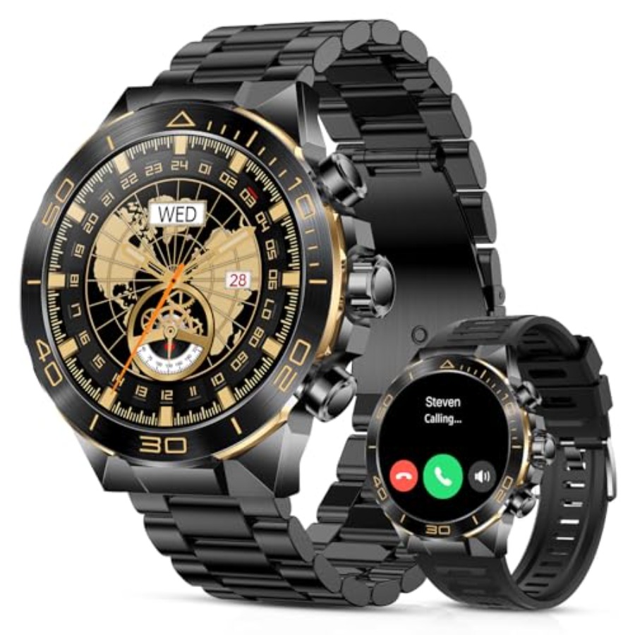 Smartwatch Iphone Watch For Men - ساعة ذكية للرجال تدعم الرد على