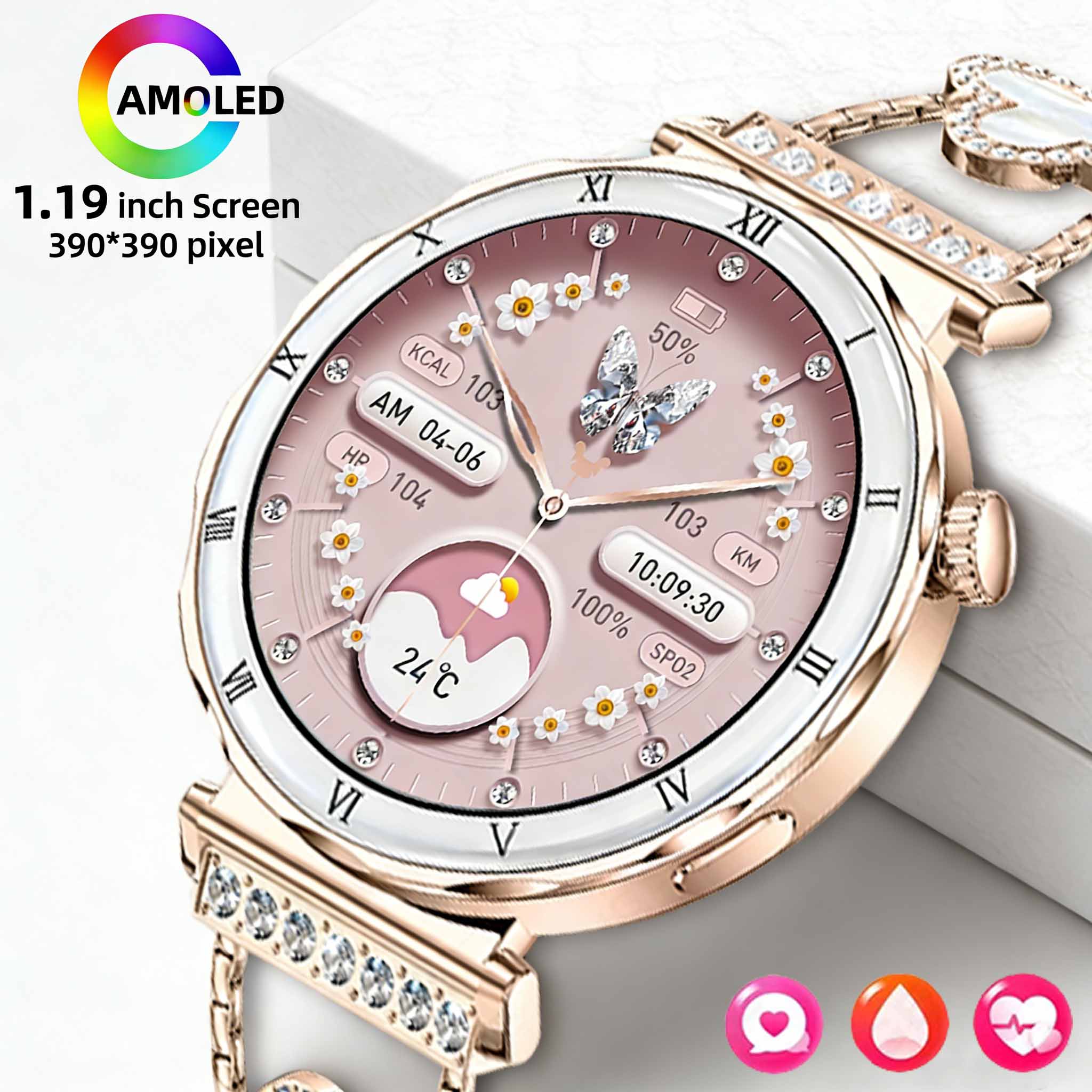 Smartwatch Latest Watches For Men - ساعة ذكية نسائية من LIGE بشاشة