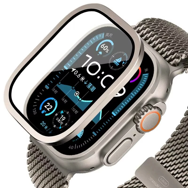 Smartwatch Watches For Men - زجاج مقسى لساعة أبل الترا 49