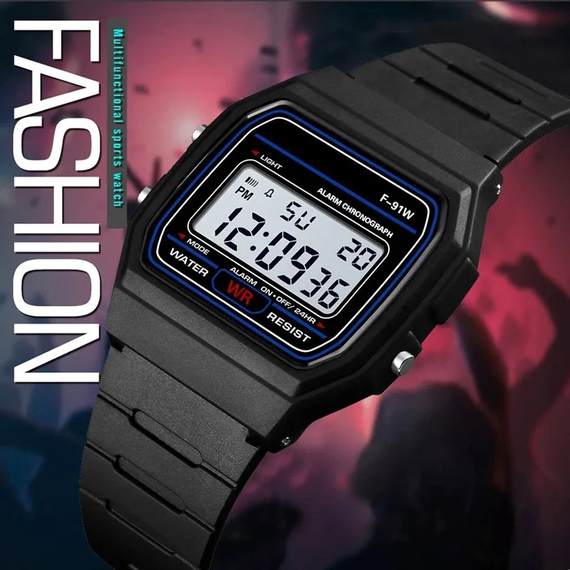 Silicone Sport Band - ساعات رياضية رقمية LED للرجال والنساء