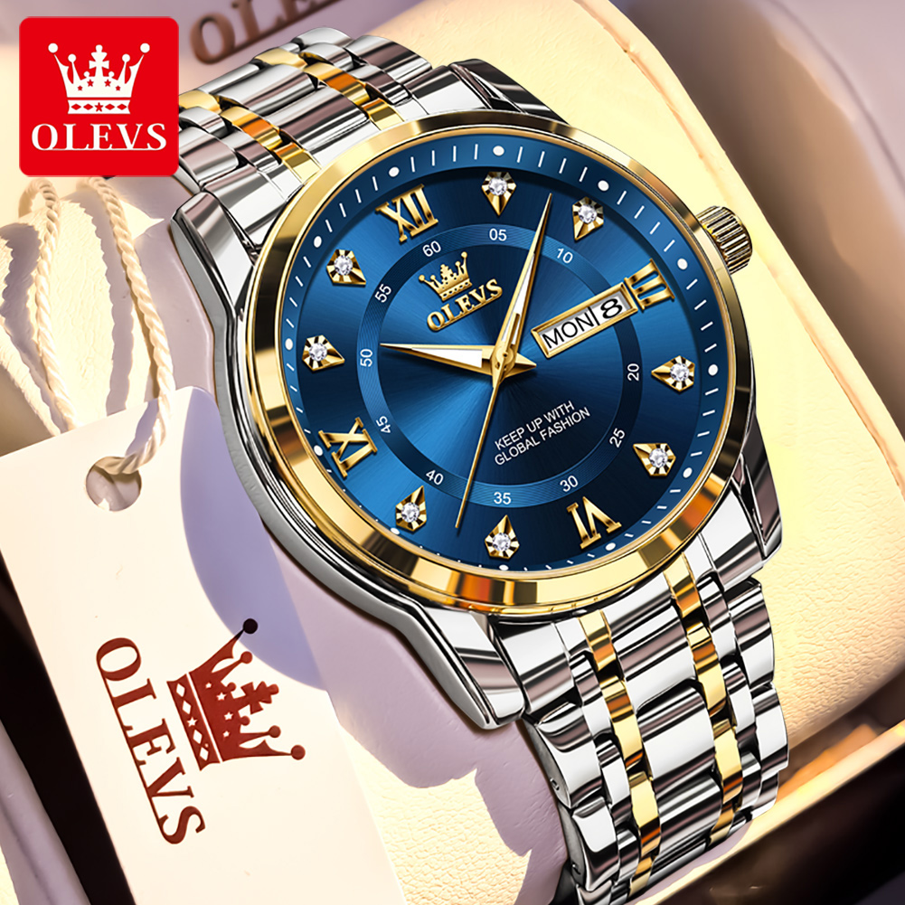 Analog Quartz Watch - ساعات رجالية عصرية من العلامة التجارية