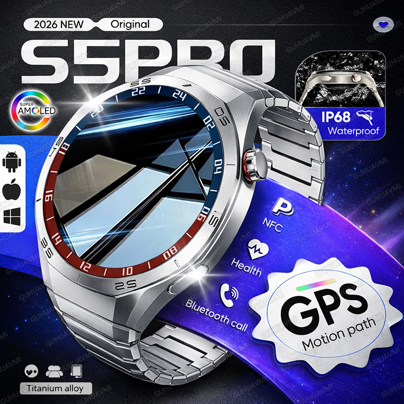 Smartwatch Premium Watches For Men - ساعة ذكية جديدة لعام 2026 مع