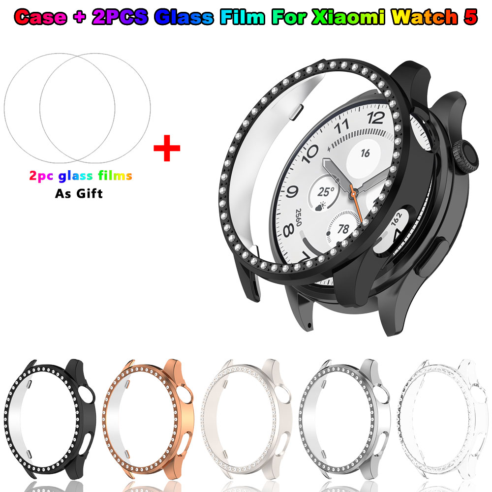 Watch Smartwatch Android - غطاء حماية لامع مع واقي شاشة