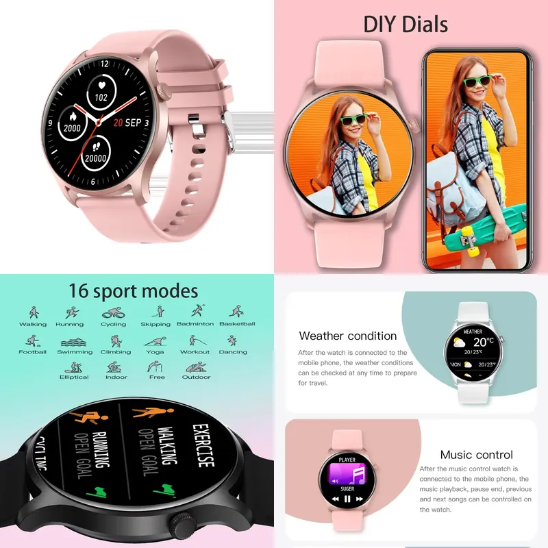 Smartwatch I Watches - ساعة ذكية SENBONO MAX8 للرجال والنساء