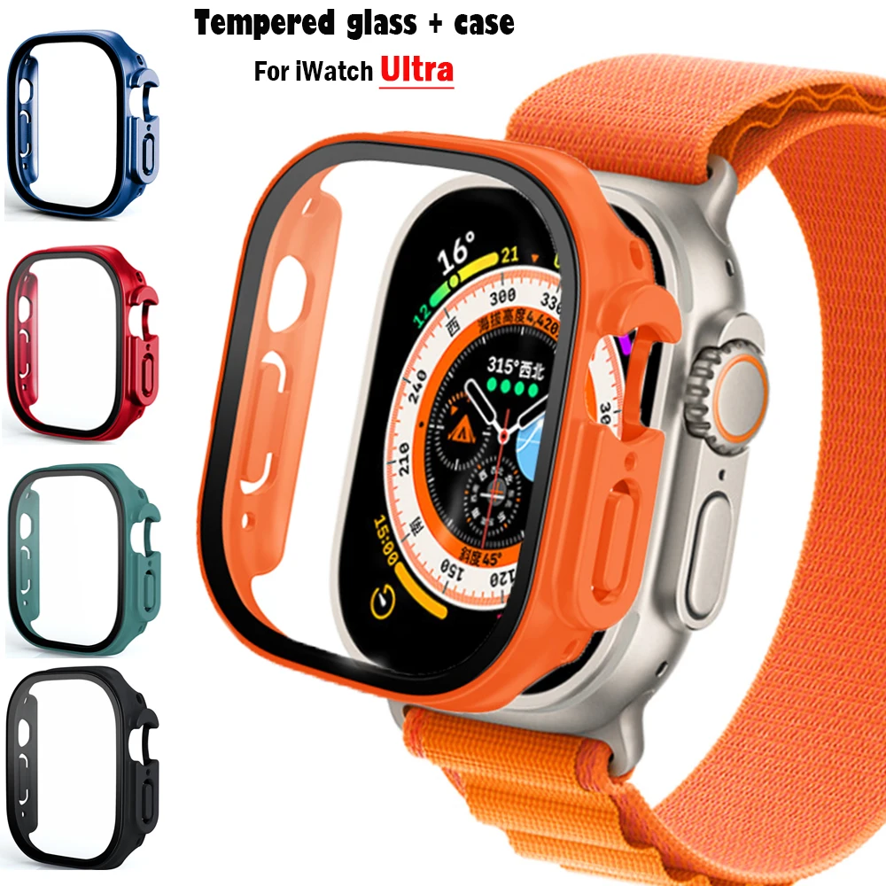 Smartwatch Luxury Watches - زجاج + حافظة لساعة أبل الترا