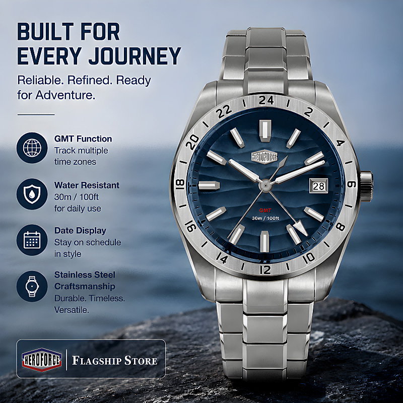 Smartwatch Luxury Watches For Men - ساعة كوارتز مضيئة مقاومة للماء من