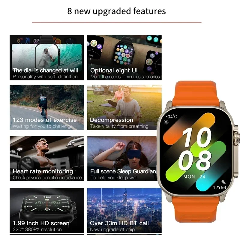 ساعة ذكية جديدة T10 Ultra مقاس - مراجعة Smartwatch Watches Price وسعره