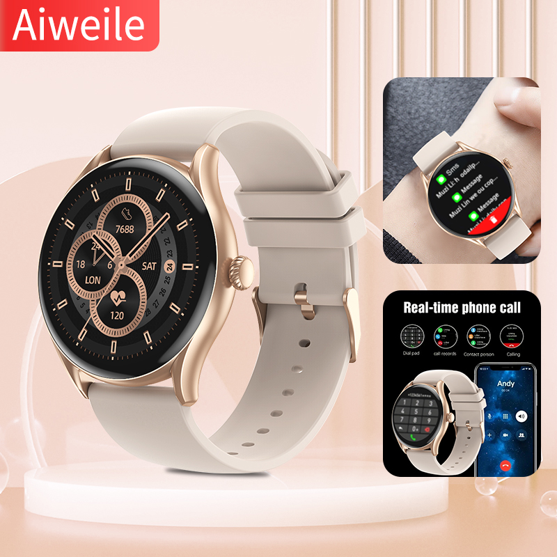 Aiweile-ساعة ذكية لأندرويد ، آ - مراجعة Smartwatch Iphone Watch For Men وسعره