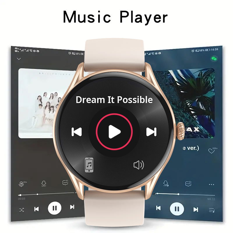 Aiweile-ساعة ذكية لأندرويد ، آ - مراجعة Smartwatch Iphone Watch For Men وسعره