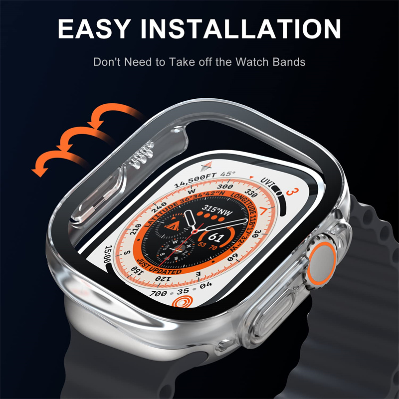زجاج + حافظة لساعة أبل الترا 4 - مراجعة Smartwatch Luxury Watches وسعره