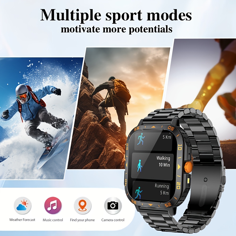 ساعة ذكية، فاخرة، مع أوضاع ريا - مراجعة Smartwatch Premium Watches For Men وسعره