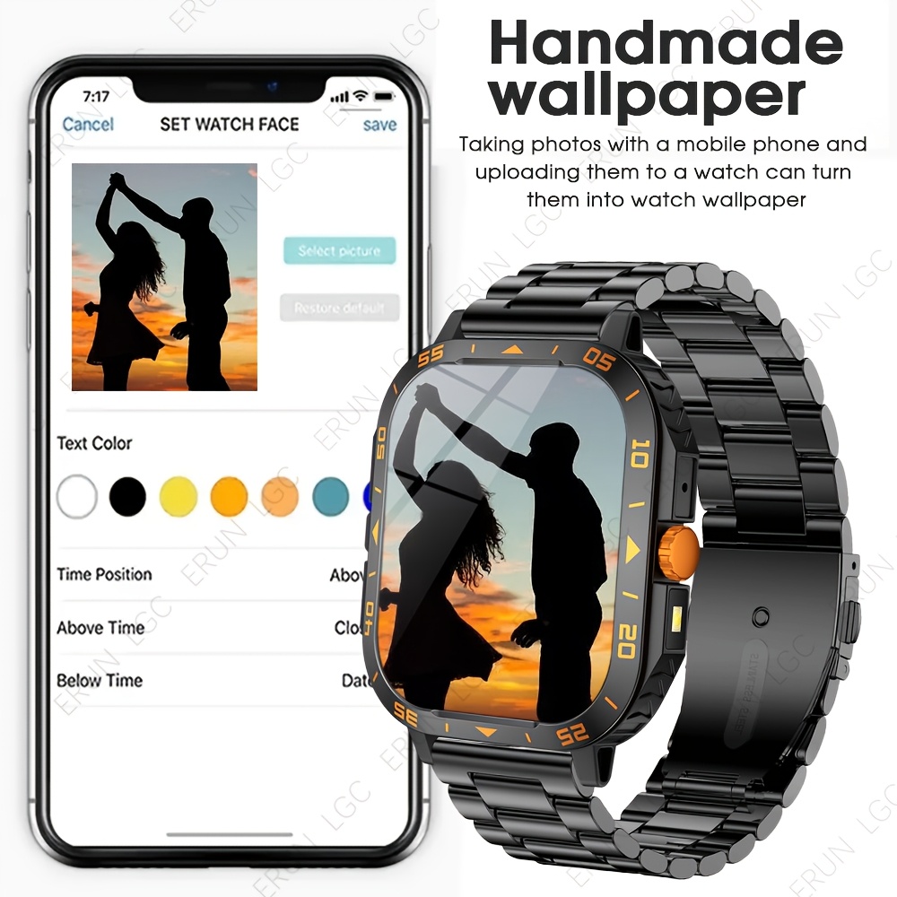 ساعة ذكية، فاخرة، مع أوضاع ريا - مراجعة Smartwatch Premium Watches For Men وسعره