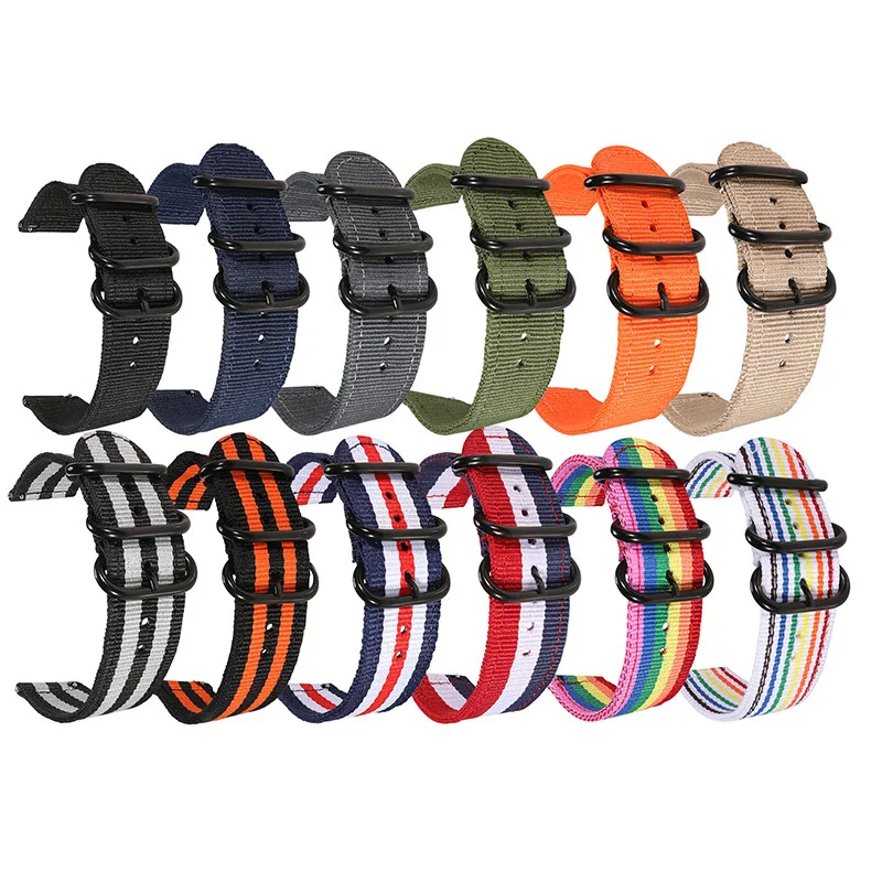 حزام ساعة عالمي من النايلون مق - مراجعة Smartwatch Army Watches For Men وسعره