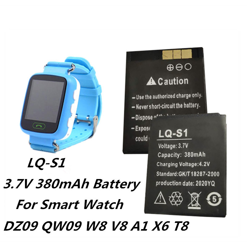 1-4 قطعة LQ-S1 3.7 فولت 380 مل - مراجعة Watch V8 وسعره