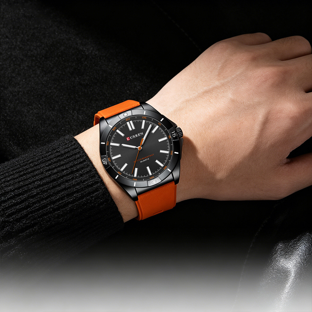 ساعة كوارتز رياضية للرجال من C - مراجعة Silicone Sport Band وسعره