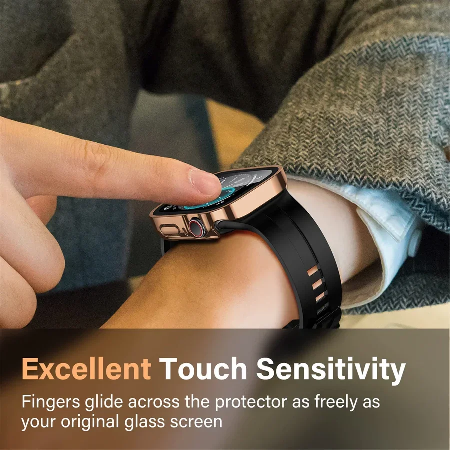 زجاج + غطاء لساعة أبل سلسلة 9  - مراجعة Smartwatch Watches Price وسعره