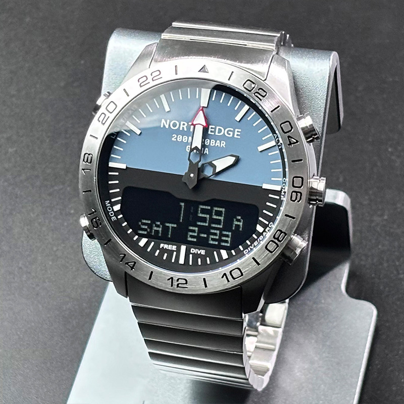 ساعة غوص رجالية من نورث إيدج،  - مراجعة Smartwatch Army Watches For Men وسعره