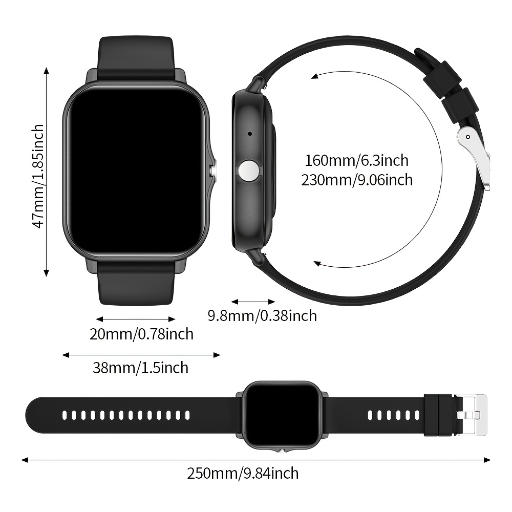 أحدث تصميم عصري محدث لساعة ذكي - مراجعة Smartwatch Latest Watches For Men وسعره