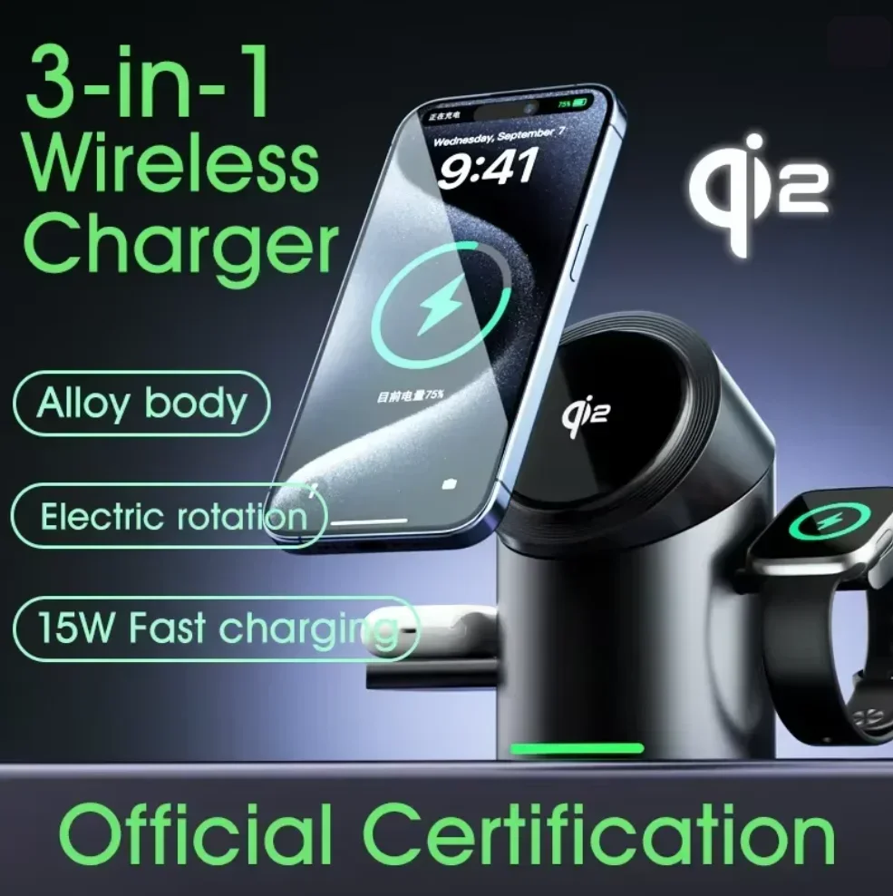 شاحن لاسلكي مغناطيسي محدث لعام - مراجعة Watch Smartwatch Android وسعره