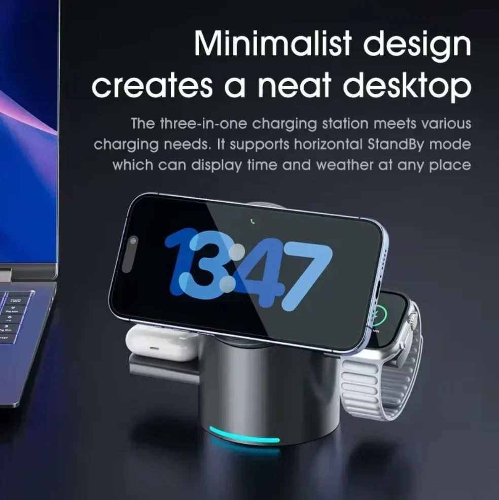 شاحن لاسلكي مغناطيسي محدث لعام - مراجعة Watch Smartwatch Android وسعره