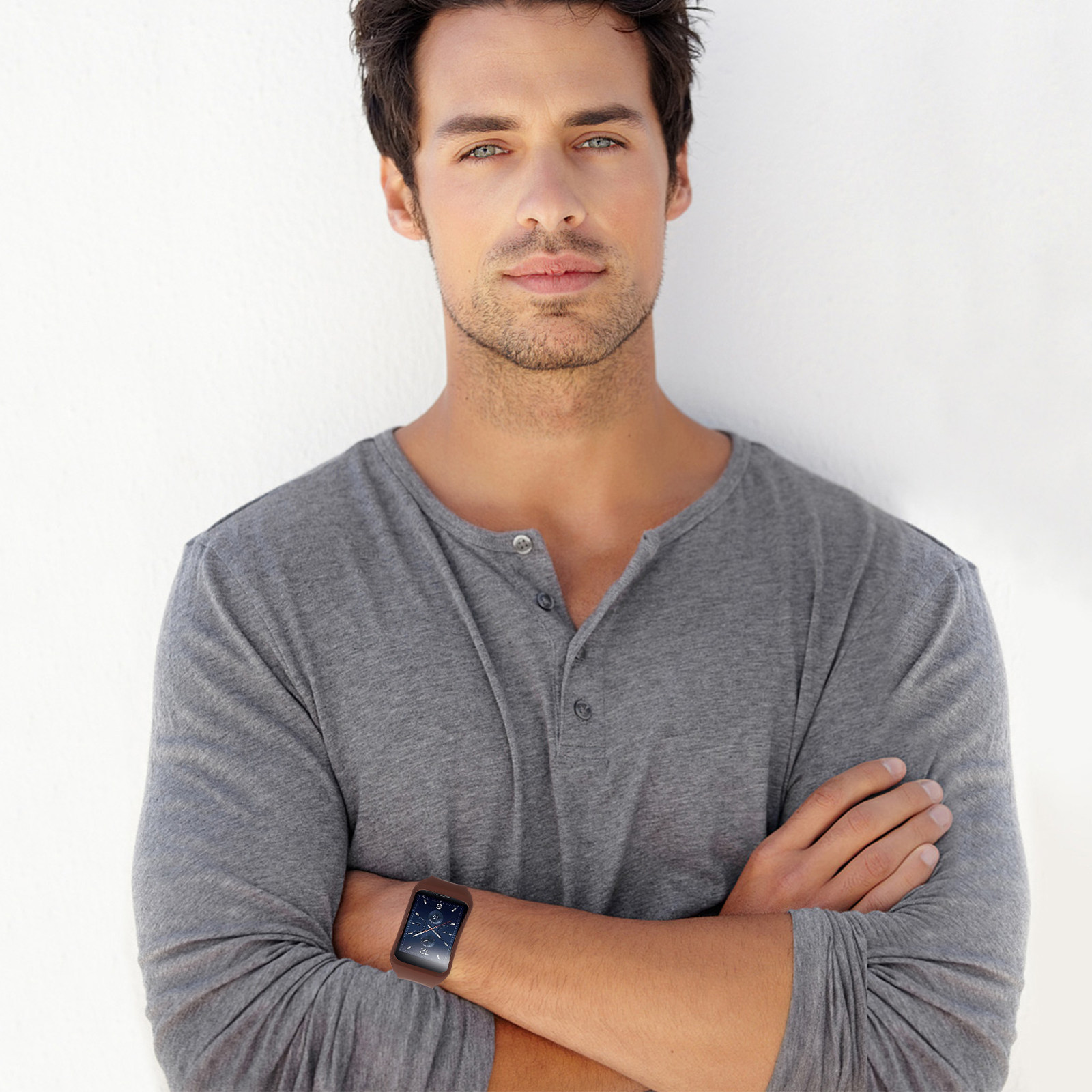 حزام ساعة ذكية مصنوع من مادة T - مراجعة Smartwatch Premium Watches For Men وسعره