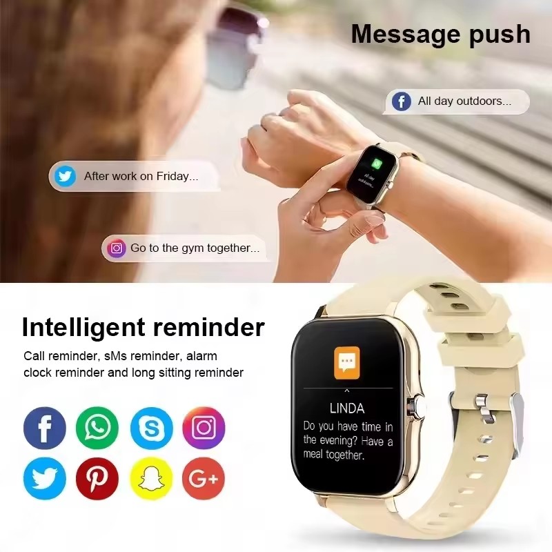أحدث تصميم عصري مُحسّن لساعة ذ - مراجعة Smartwatch Latest Watches For Men وسعره
