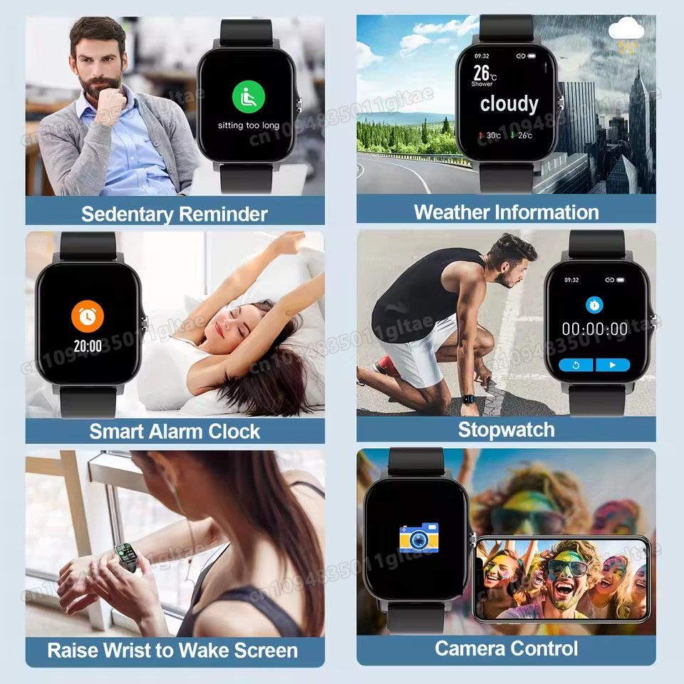 أحدث تصميم عصري مُحسّن لساعة ذ - مراجعة Smartwatch Latest Watches For Men وسعره