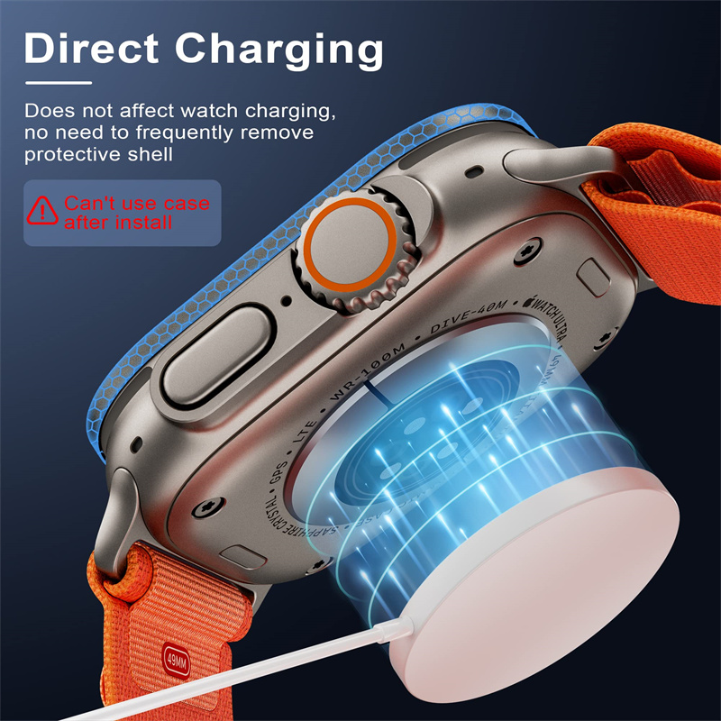 زجاج مقسى مضاد للخدش لساعة أبل - مراجعة Smartwatch Watches For Men وسعره