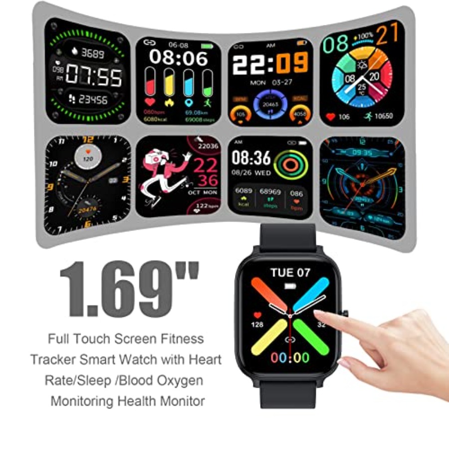 ساعة ذكية للرجال والنساء متواف - مراجعة Smartwatch Iphone Watch For Men وسعره