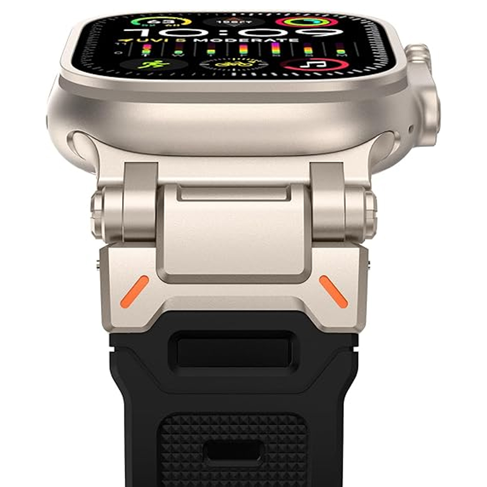 حزام سيليكون لساعة أبل الترا 2 - مراجعة Smartwatch Rugged Watches For Men وسعره