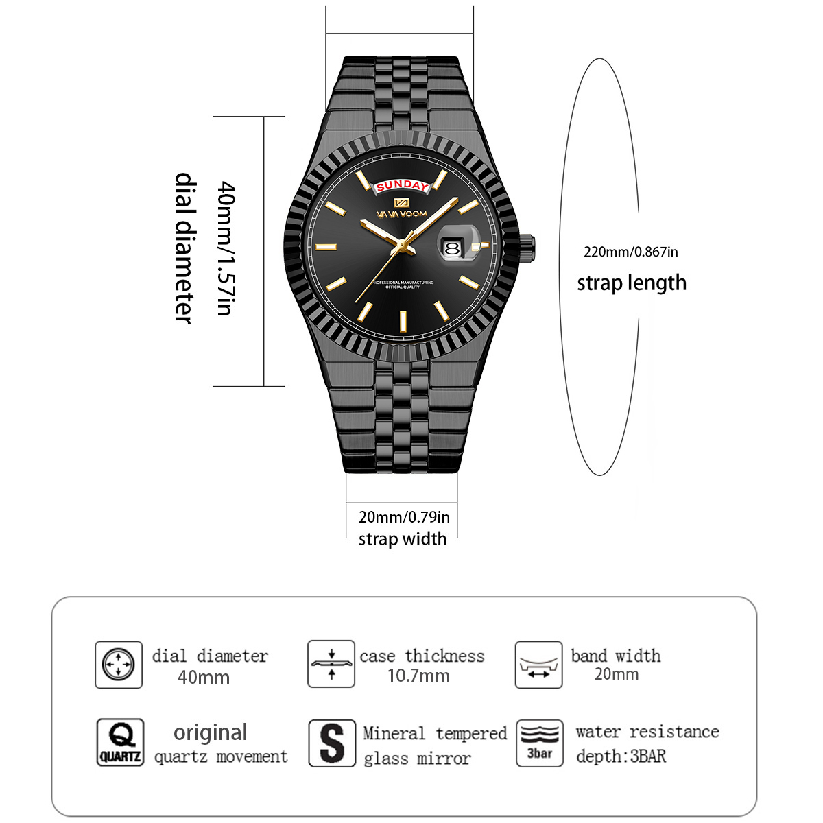 ساعة يد رجالية كوارتز من سلسلة - مراجعة Smartwatch Casual Watches For Men وسعره
