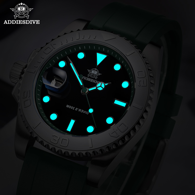 Addiesdive AD2040 موضة جديدة س - مراجعة Silicone Sport Band وسعره