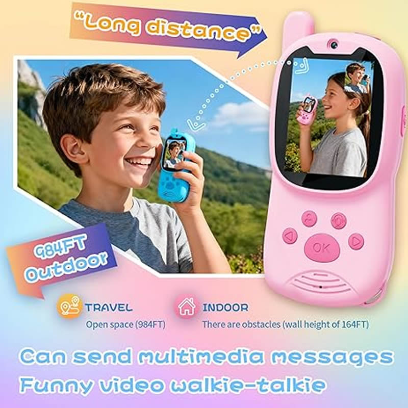 أجهزة اتصال لاسلكية لطيفة للأط - مراجعة Smartwatch Watches Gift For Girls وسعره