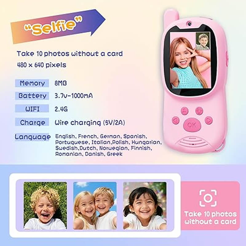 أجهزة اتصال لاسلكية لطيفة للأط - مراجعة Smartwatch Watches Gift For Girls وسعره