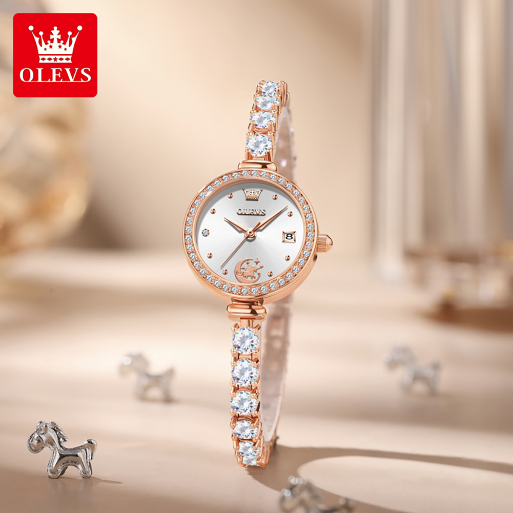 ساعة OLEVS 2998 أصلية من العلا - مراجعة Analog Quartz Watch وسعره
