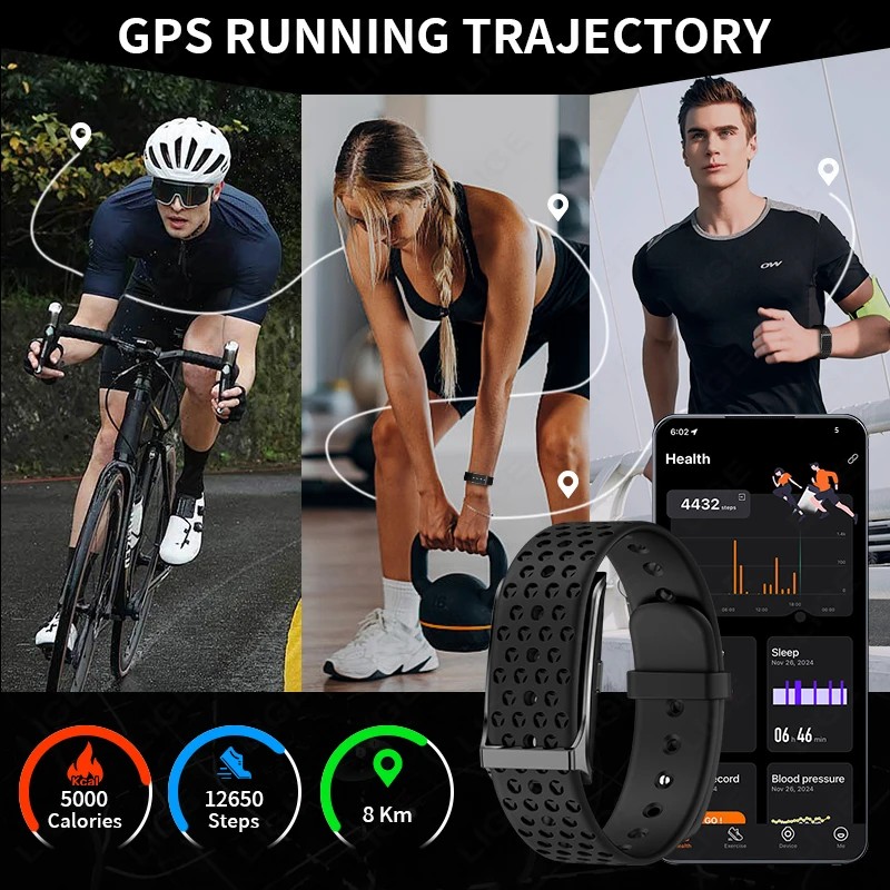 LIGE لا شاشة ساعة ذكية الصحة أ - مراجعة Smartwatch Latest Watches For Men وسعره