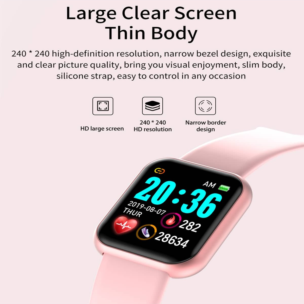 ساعة ذكية للرجال والنساء ، ساع - مراجعة Smartwatch Watches Kids وسعره