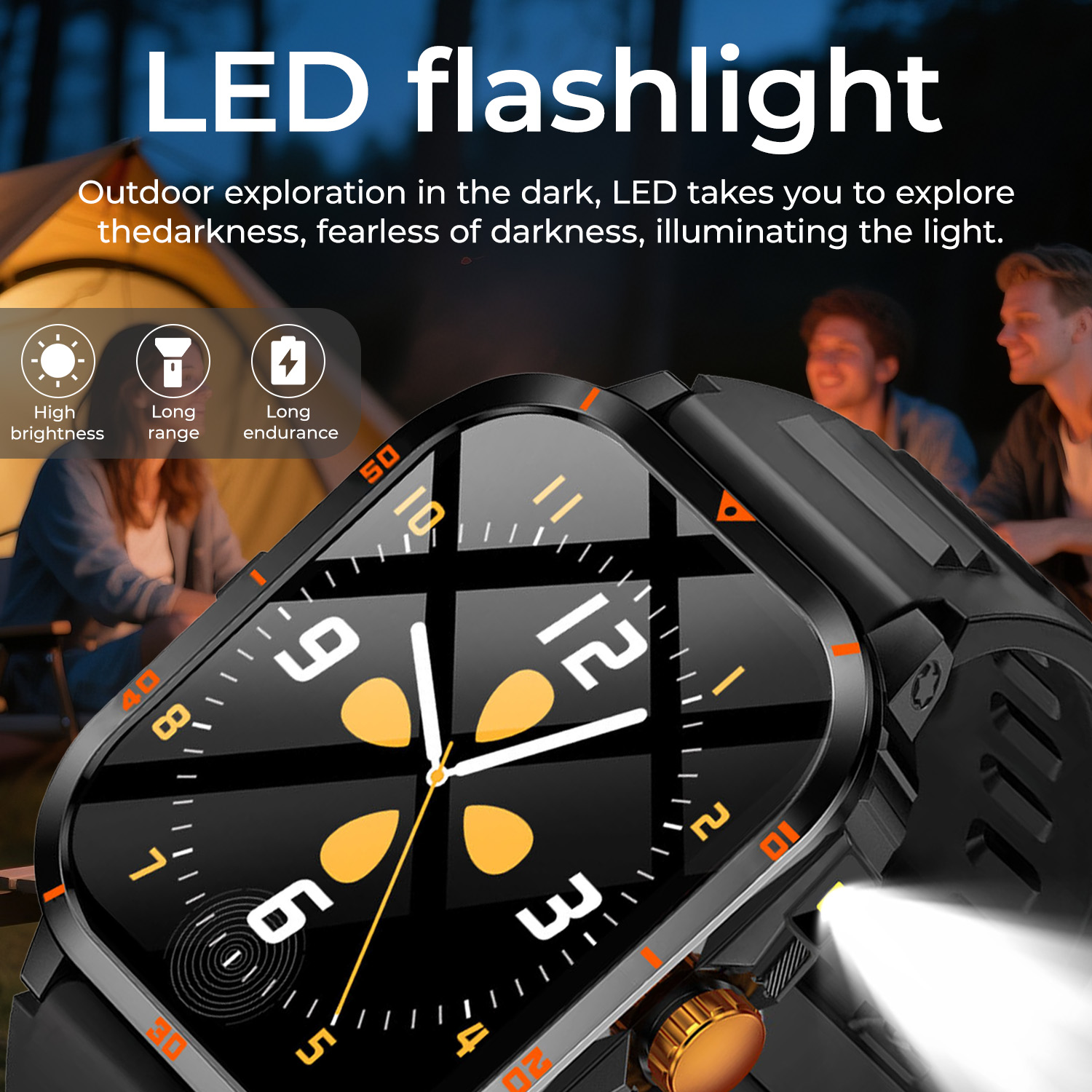 2025 جديد العسكرية Smartwatch  - مراجعة Smartwatch Military Watches For Men وسعره