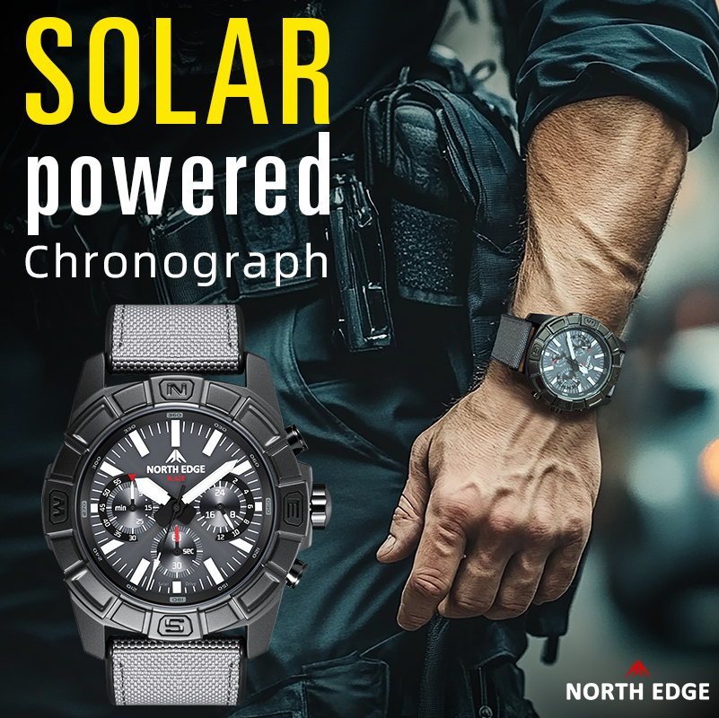 NORTH EDGE 2025 BLAZE ساعة كوا - مراجعة Smartwatch Army Watches For Men وسعره