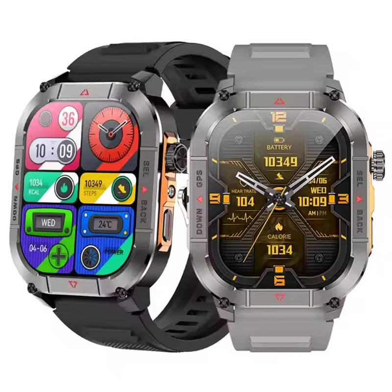 جديد HK84 الرجال ساعة ذكية AMO - مراجعة Smartwatch Casual Watches For Men وسعره