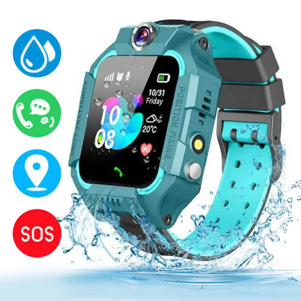 جديد أطفال 2G ساعة ذكية SOS LB - مراجعة Smartwatch Watches Kids وسعره