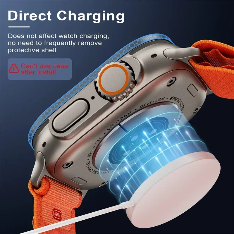 2 قطعة الزجاج المقسى لساعة أبل - مراجعة Smartwatch Watches For Men وسعره
